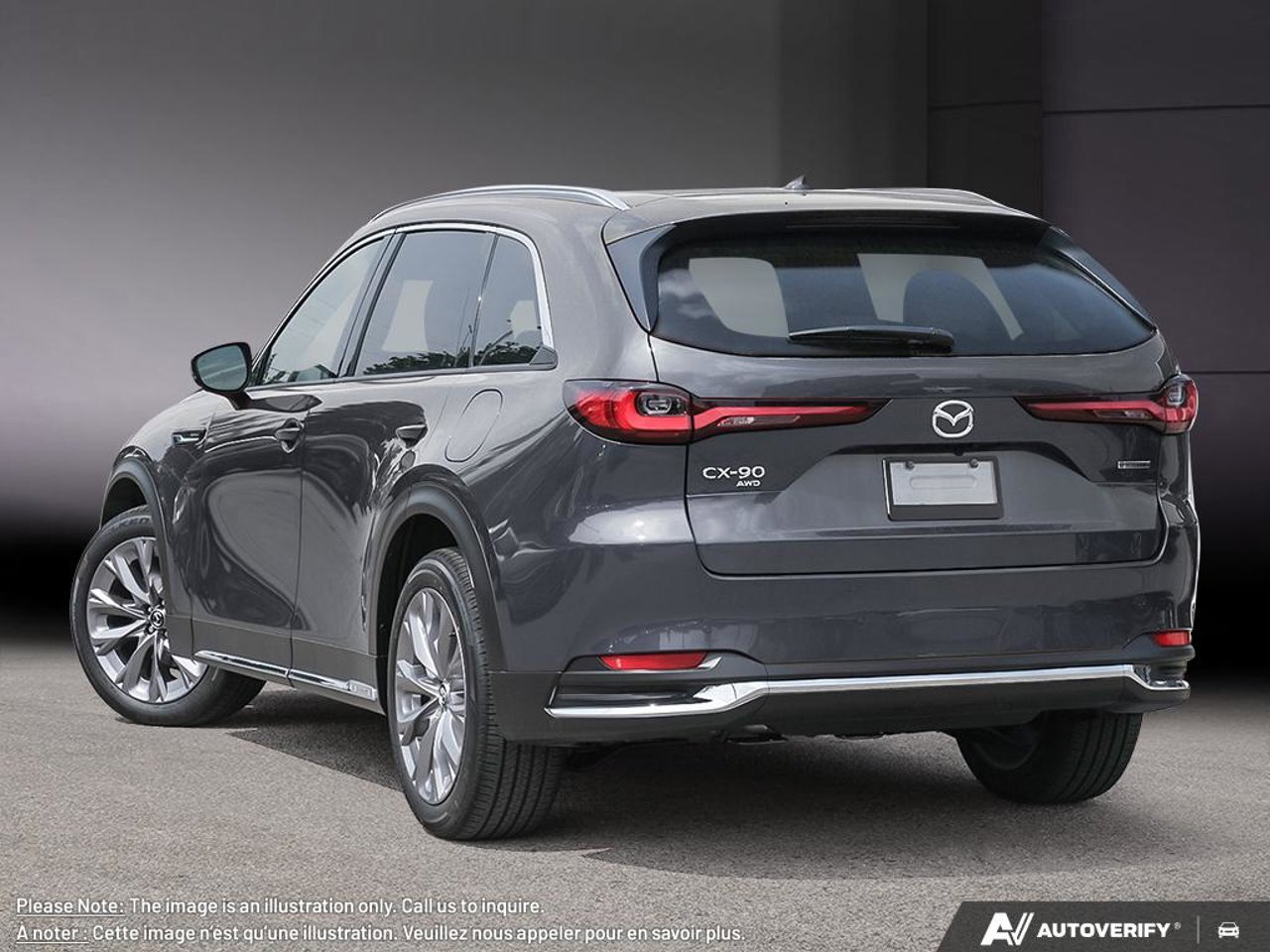 2026 Mazda CX-90 MHEV JM3KKDHD5T1371663 Machine Grey Metallic Mirabel - photo #3