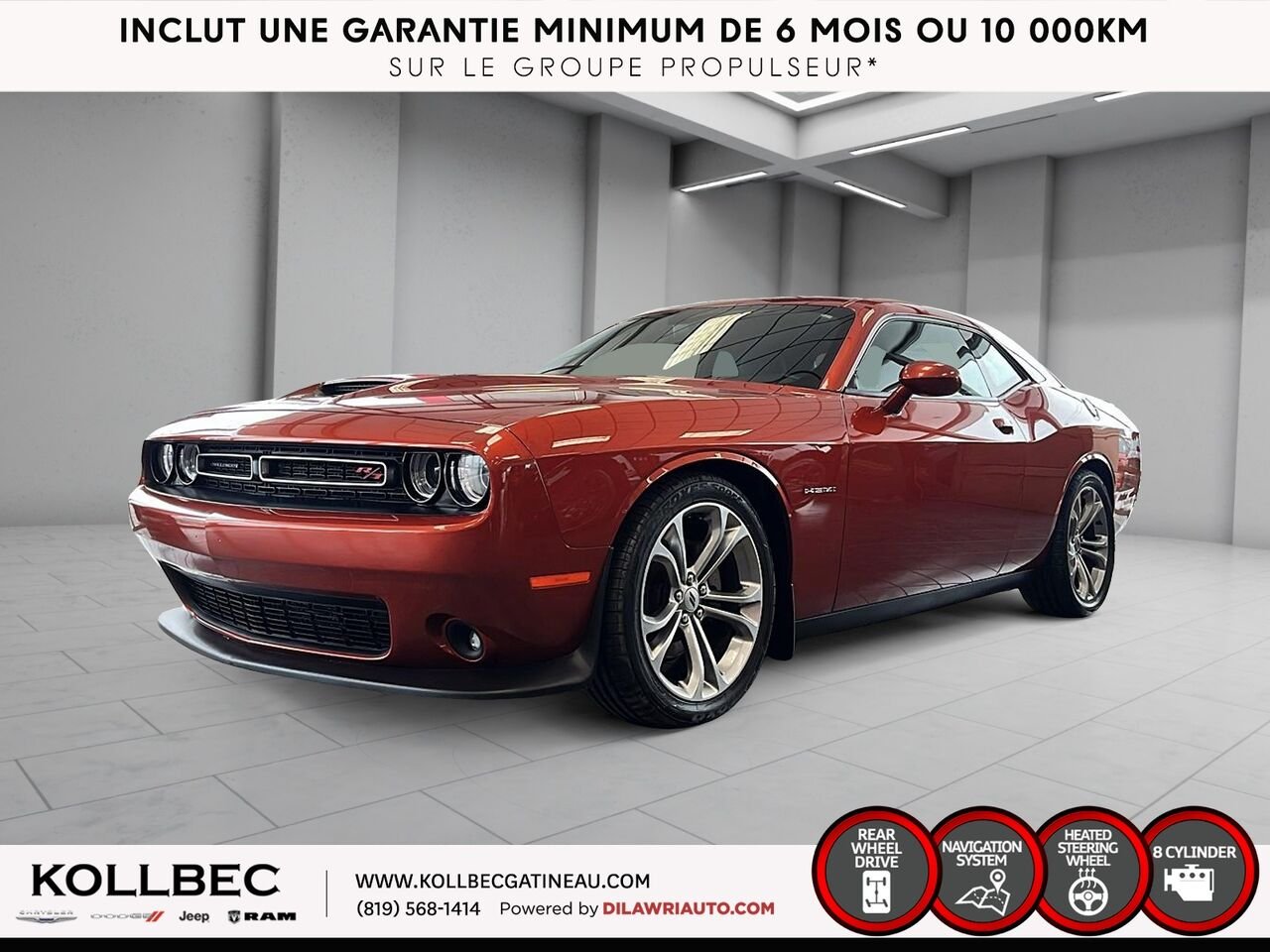 DODGE CHALLENGER R/T 2021 Orange Ottawa & Gatineau - photo #0