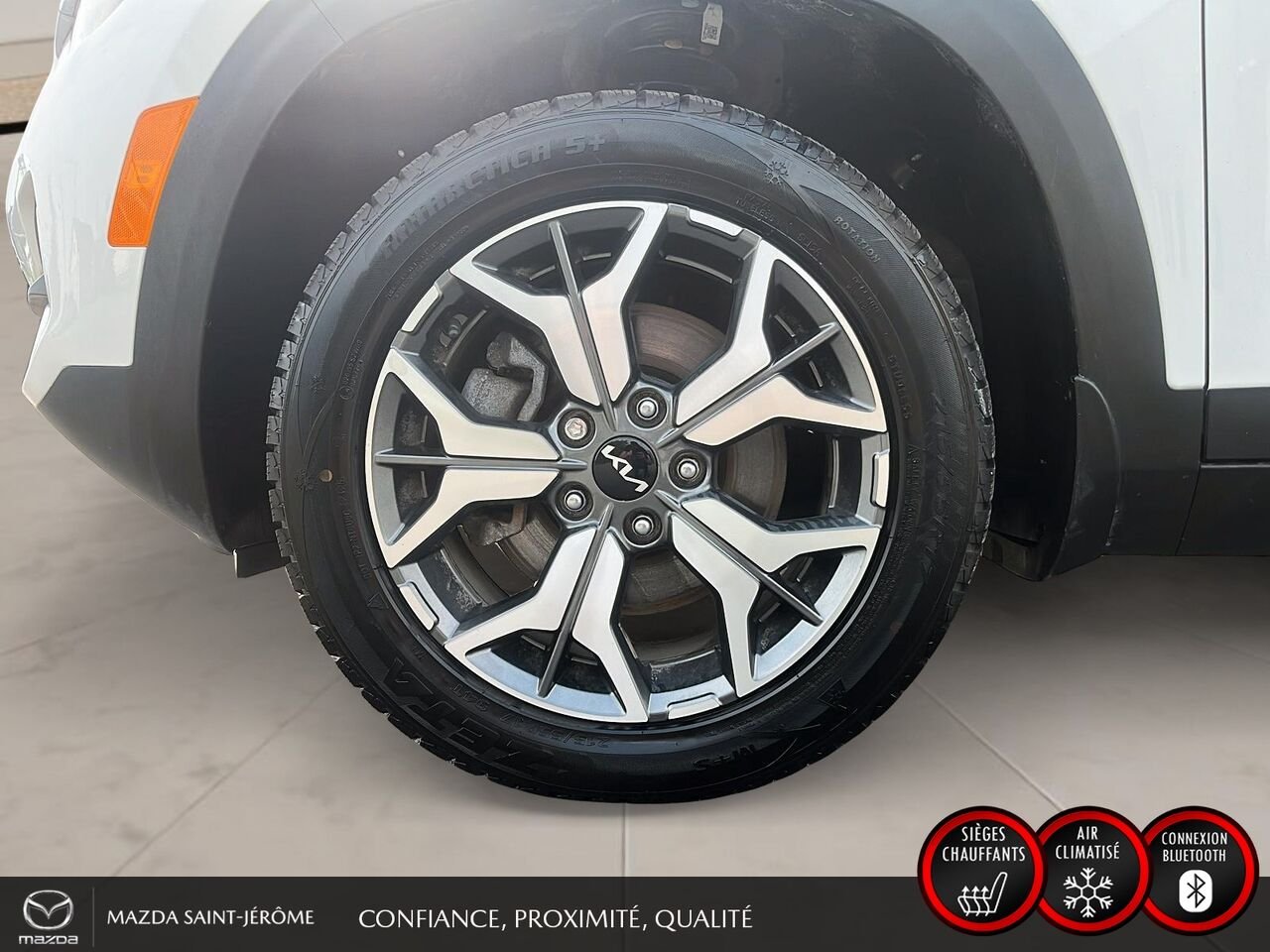 2023 Kia Seltos EX Premium | TOIT OUVRANT | CUIR SOFINO | NAVIGATION | SIÈGES ÉLECTRIQUES | AWD White Saint-Jérôme - photo #10