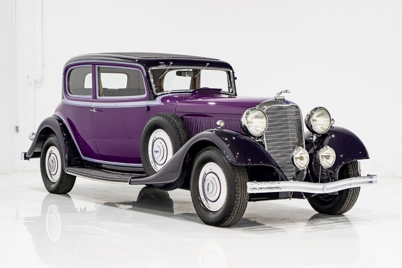 1933 Lincoln KB Victoria Coupe One Of 18 Built, And The Only Known Surviving **PRICE IN USD** Purple Montreal - photo #32