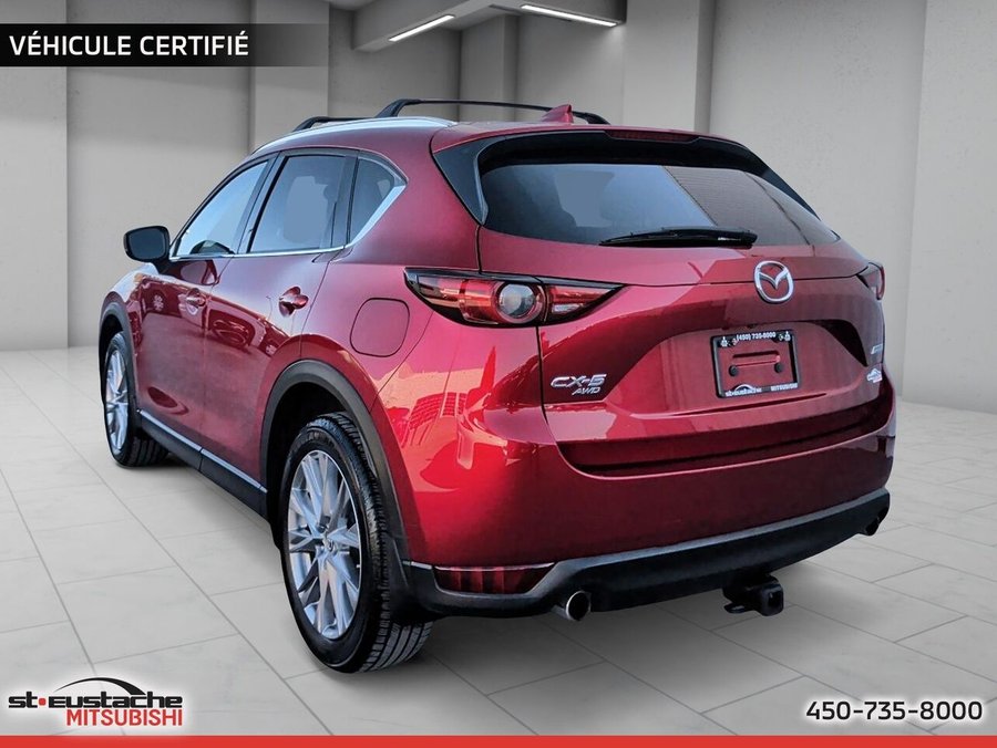 Mazda CX-5 GT TURBO AWD-CUIR-SIÈGES ET VOLANT CHAUFFANTS- TOIT OUVRANT-BLUETOOTH 2019 Rouge
