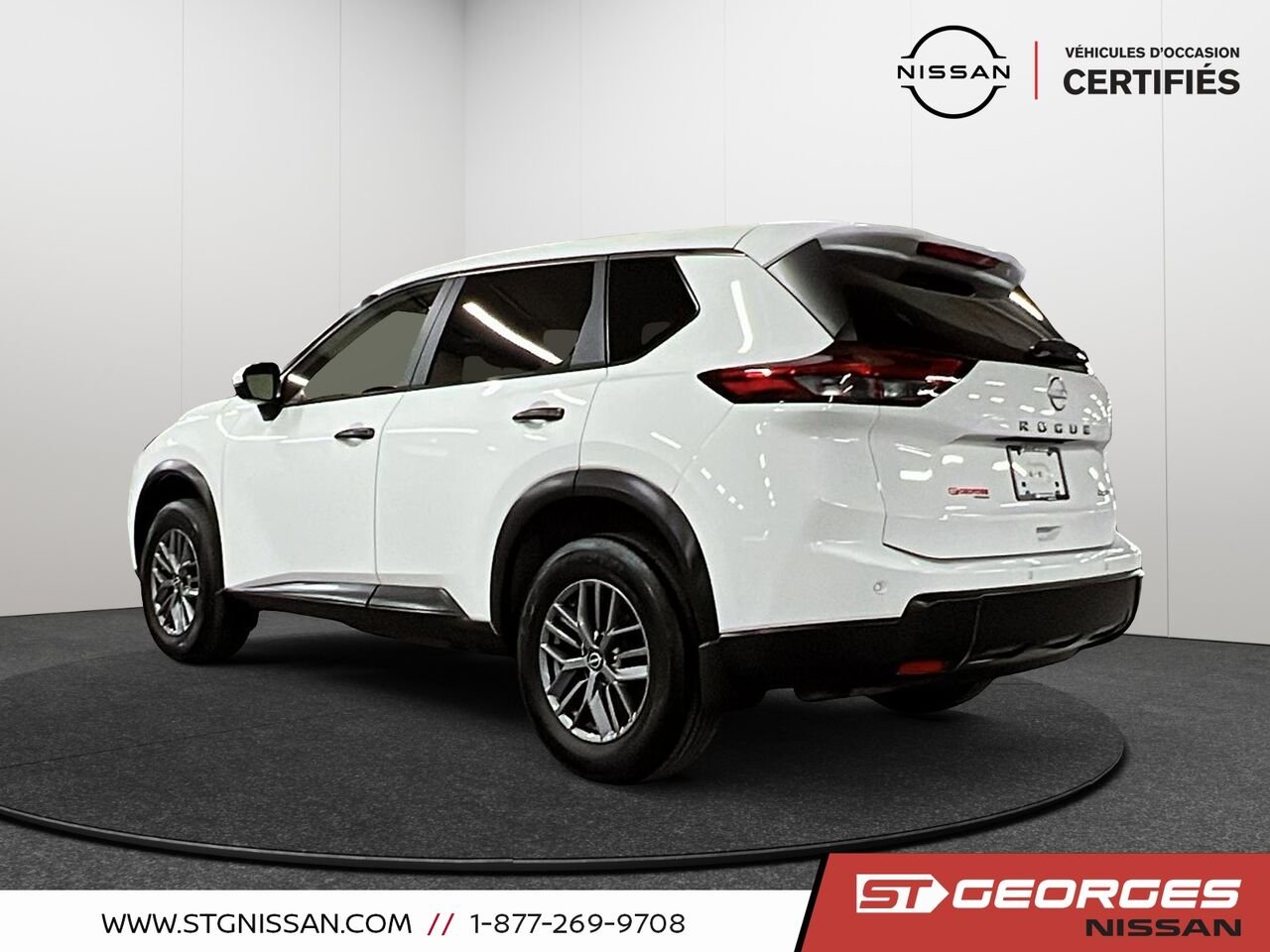 Nissan Rogue 2024 Blanc Saint-Georges - photo #3