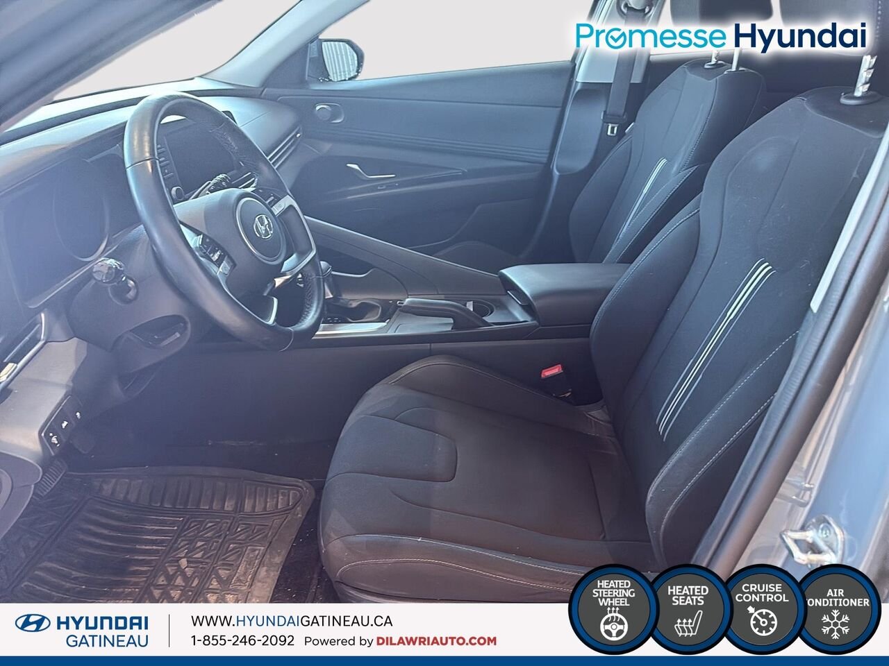 2021 Hyundai Elantra Preferred IVT*** sieges chauffants, volant chauffants , certifier*** Grey Ottawa & Gatineau - photo #6