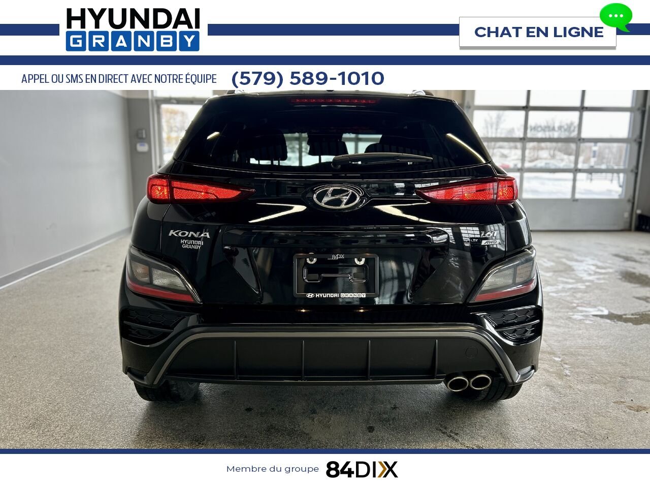 2022 Hyundai Kona Black Granby - photo #6