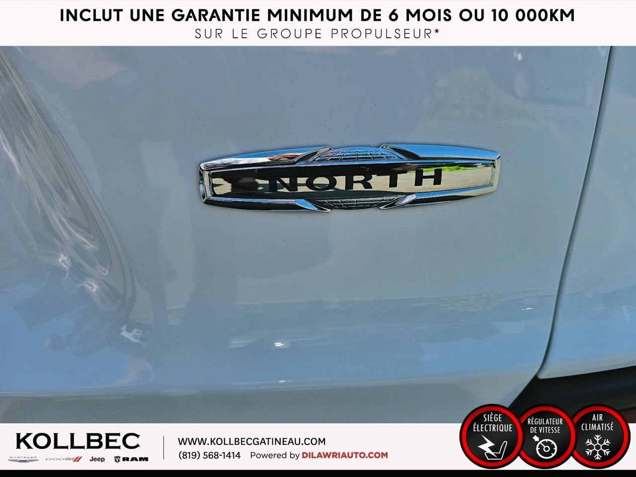 2019 JEEP CHEROKEE North 4x4 White Ottawa & Gatineau - photo #16