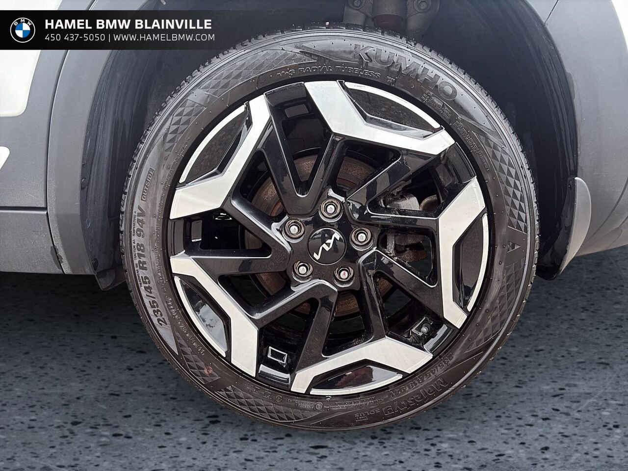 Kia Seltos SX TI avec intérieur noir 2025 Blanc Blainville - photo #6