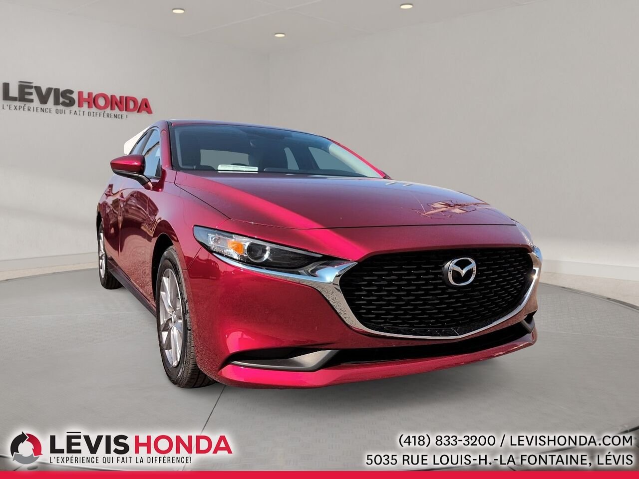 Mazda Mazda3 GX GX TA BA 2024 Rouge Lévis - photo #4