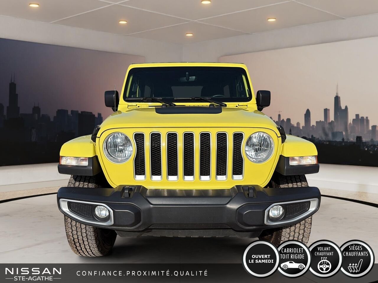 Jeep Wrangler Sahara | V6 | 4X4 | 4 PORTES | 2023 Jaune Saint-Jérôme - photo #1