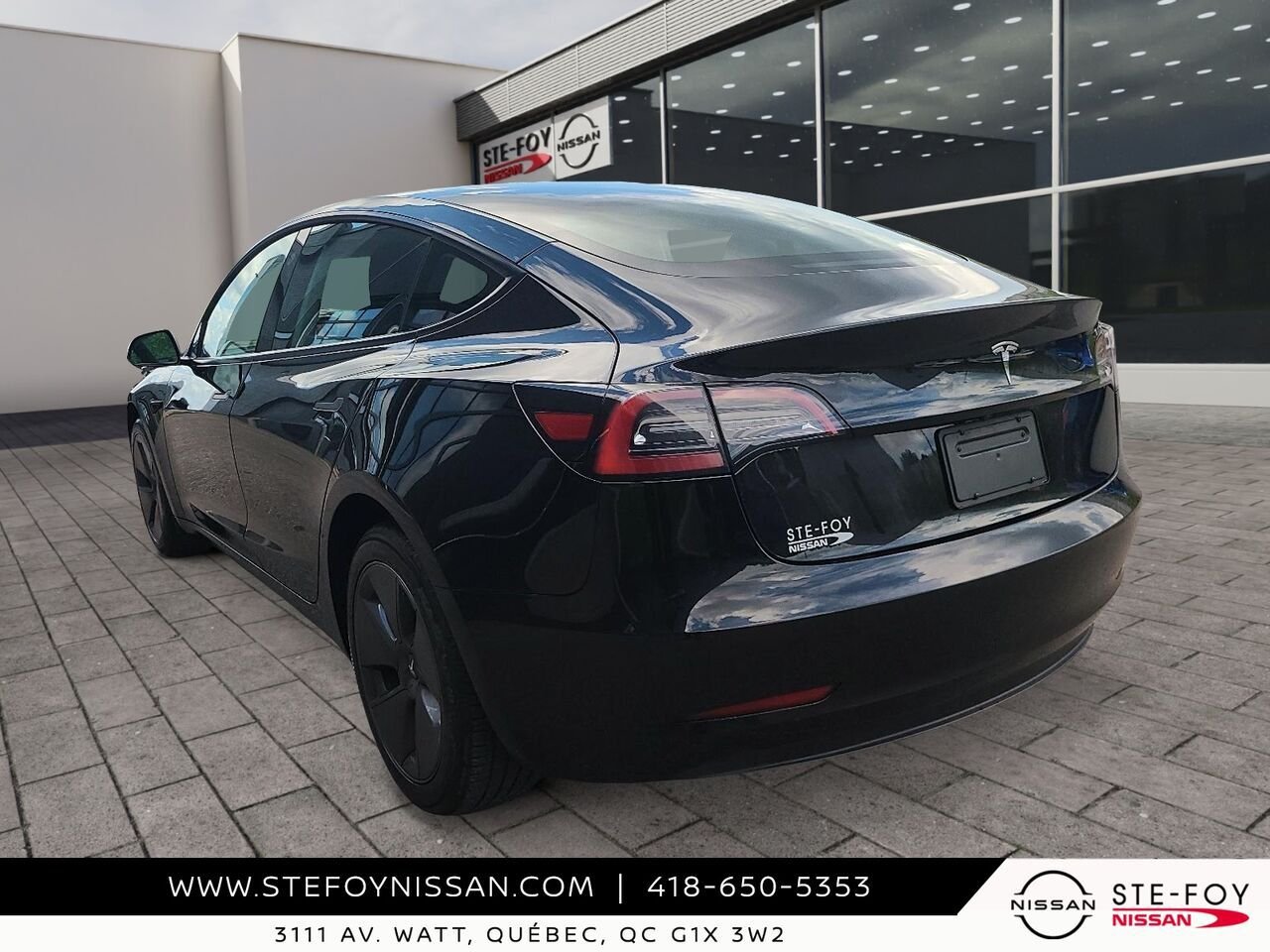 2023 Tesla Model 3 Black Ste-Foy - photo #3