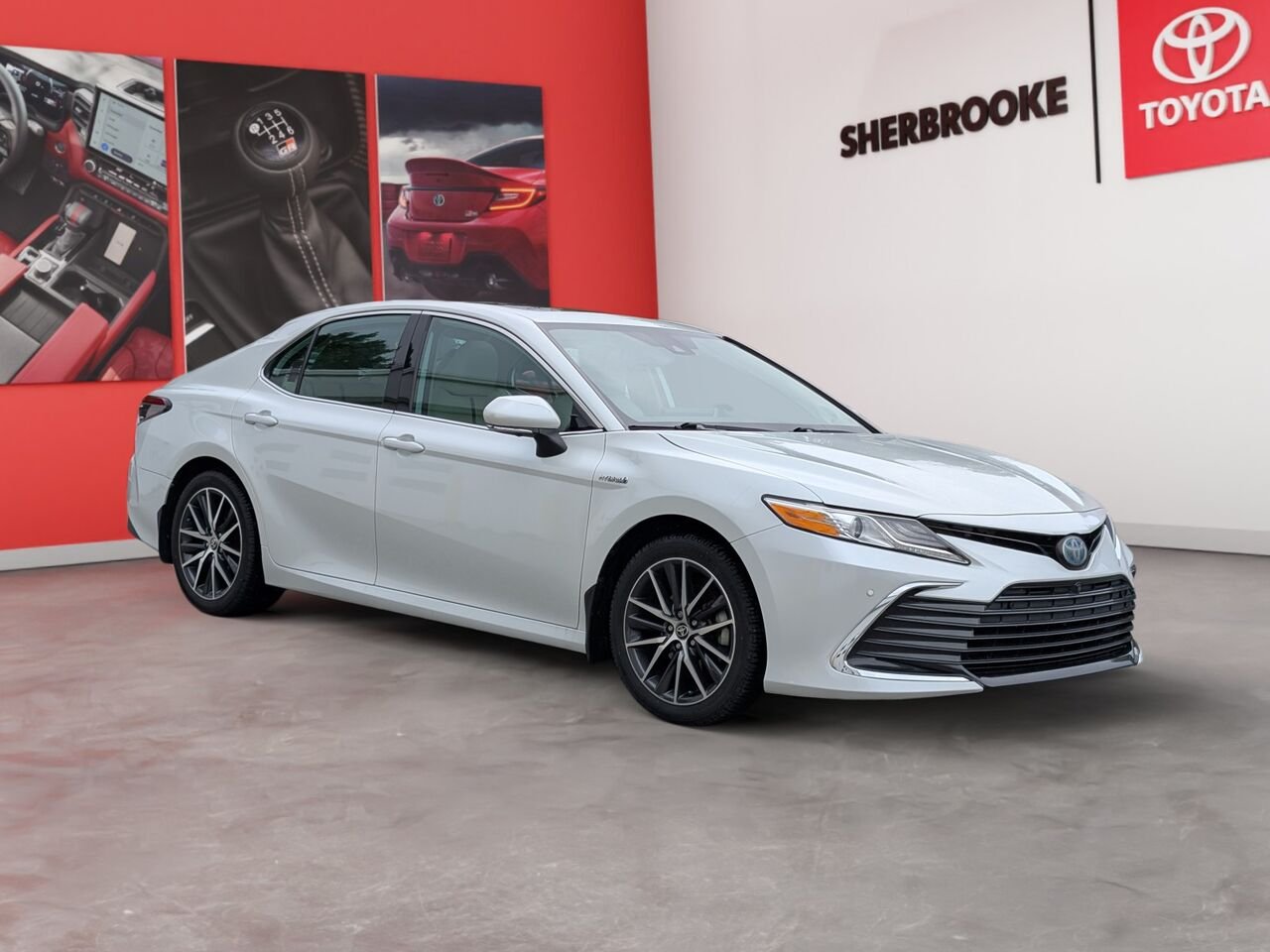2021 Toyota Camry Hybrid 4T1B21HK2MU015303 White Sherbrooke - photo #4