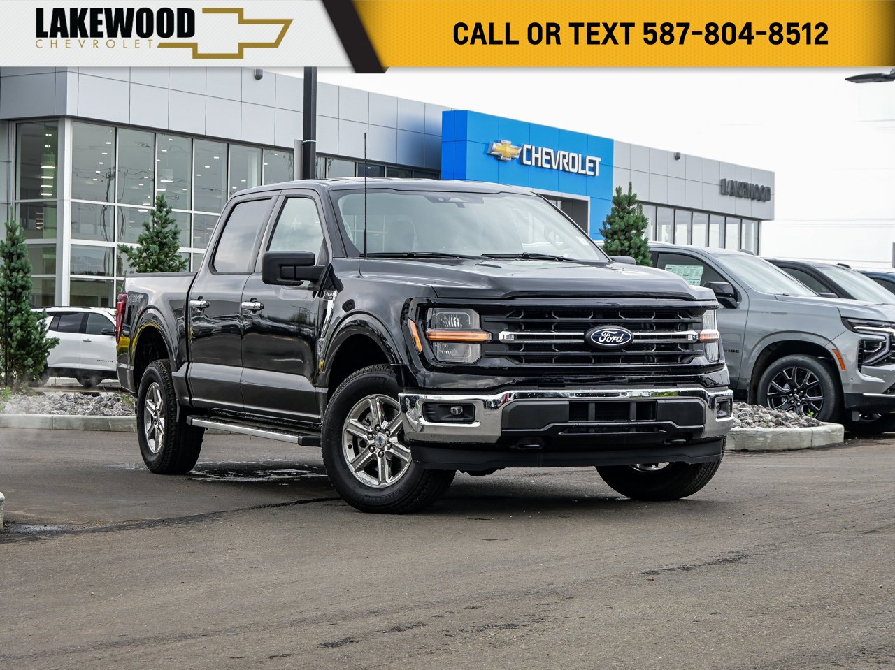 2025 Ford F-150 XLT 4WD SuperCrew 5.5' Box Black Sherwood Park - photo #0