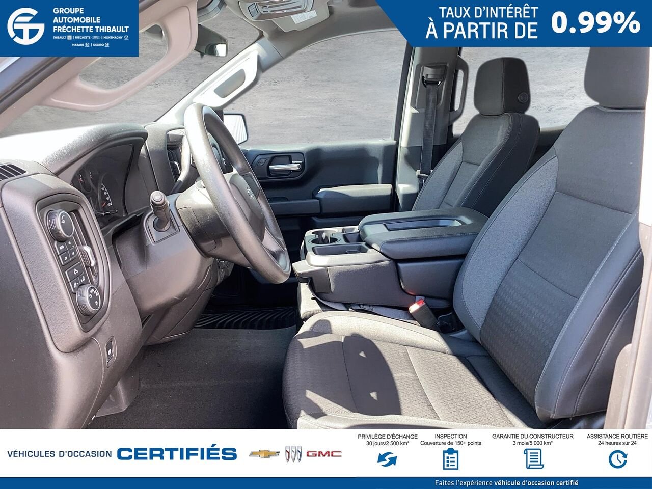CHEVROLET SILVERADO Custom Trail Boss cabine multiplace 4RM 157 po 2025 Gris Montmagny - photo #7