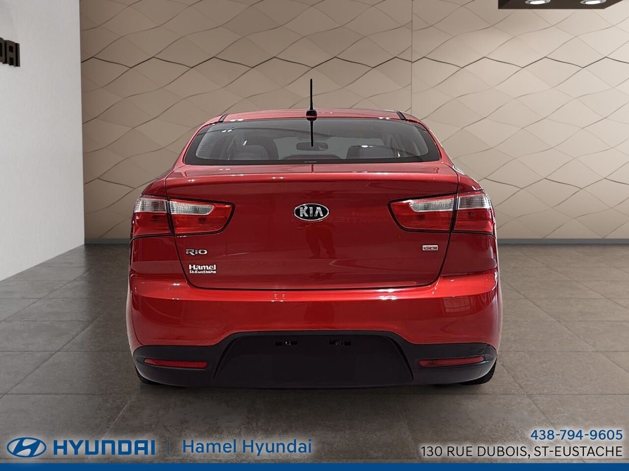 2015 Kia Rio Red Saint-Eustache - photo #3
