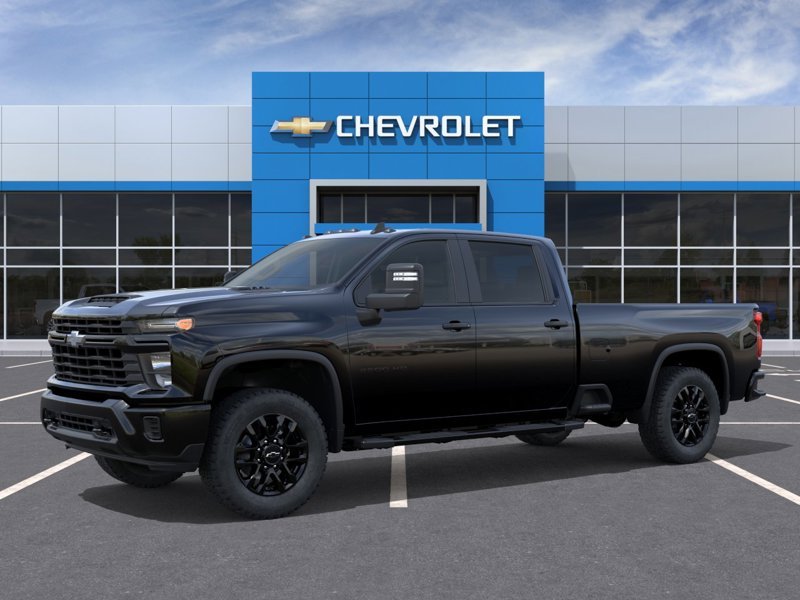 2026 CHEVROLET Silverado 2500HD K2500 HD SILVERADO CREW CAB CUSTOM L/BOX (1CX) BLACK Rivière-du-Loup - photo #1