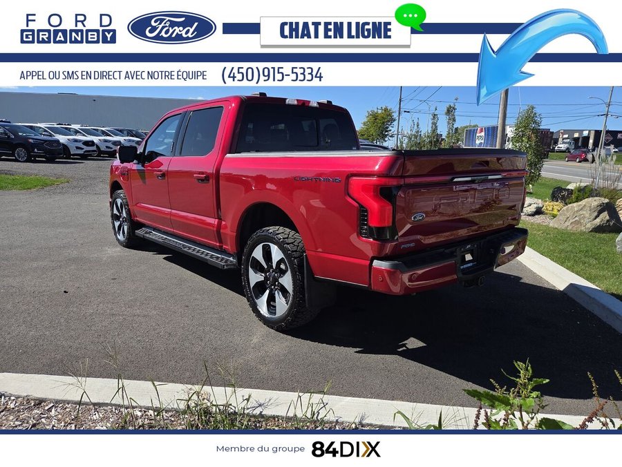 2023 Ford F-150 Lightning Red