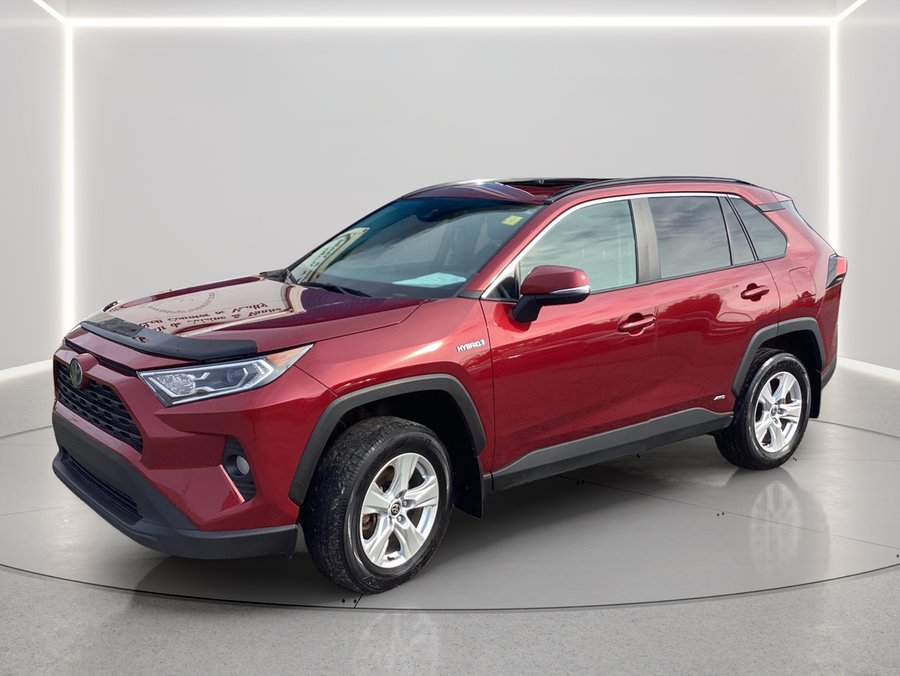 Toyota RAV4 hybride XLE TI 2021 2021 Rouge rubis nacré