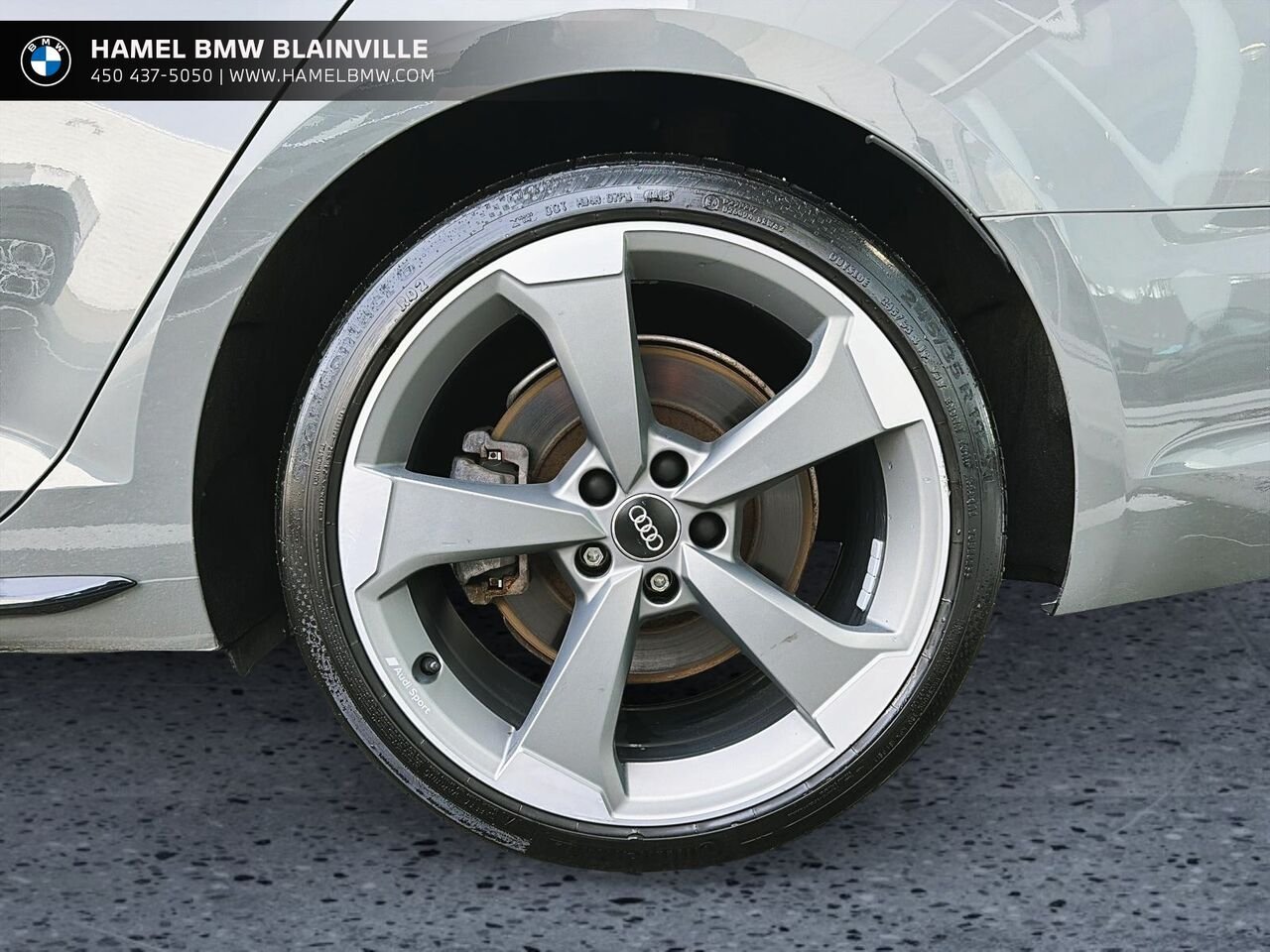 Audi berline A4 Progressiv 45 TFSI quattro 2019 Gris Blainville - photo #7