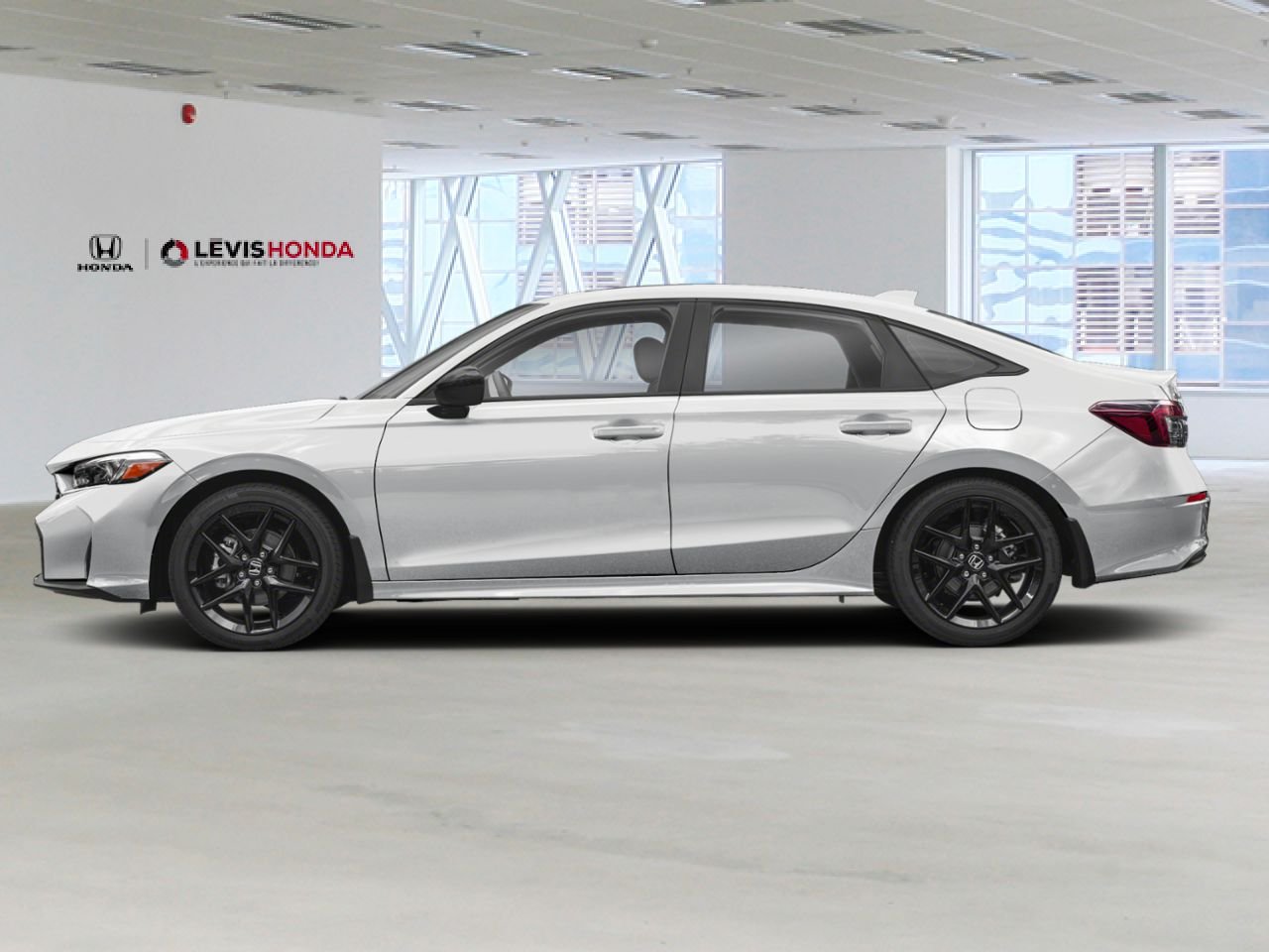 2026 HONDA Civic Sedan Hybrid Sport eCVT Platinum White Pearl Lévis - photo #2