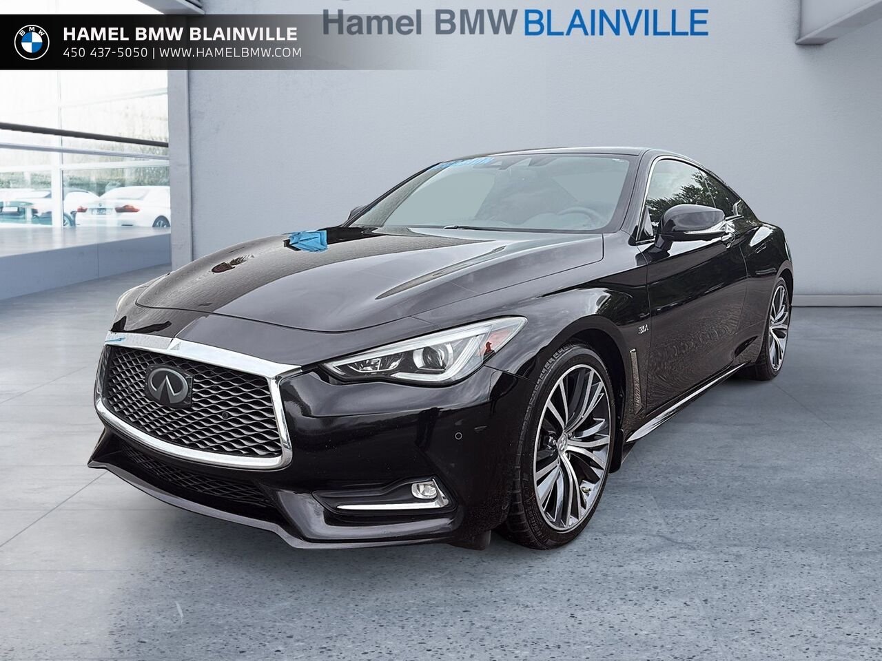 INFINITI Q60 3.0t coupé 2 portes 2017 Noir Blainville - photo #0