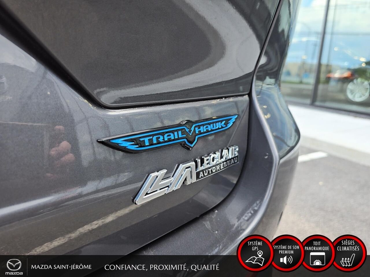2022 Jeep Grand Cherokee 4xe Trailhawk | TOIT PANO | TV/DVD | 4X4 | Grey Saint-Jérôme - photo #8