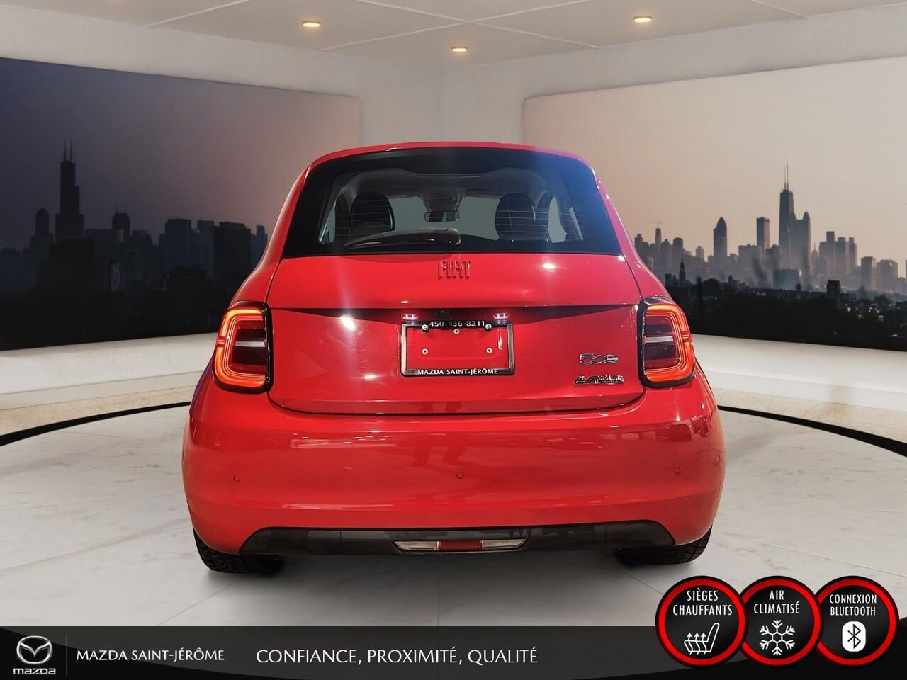 FIAT 500e Édition (RED) | CLEAN CARFAX | 2024 Rouge Saint-Jérôme - photo #6