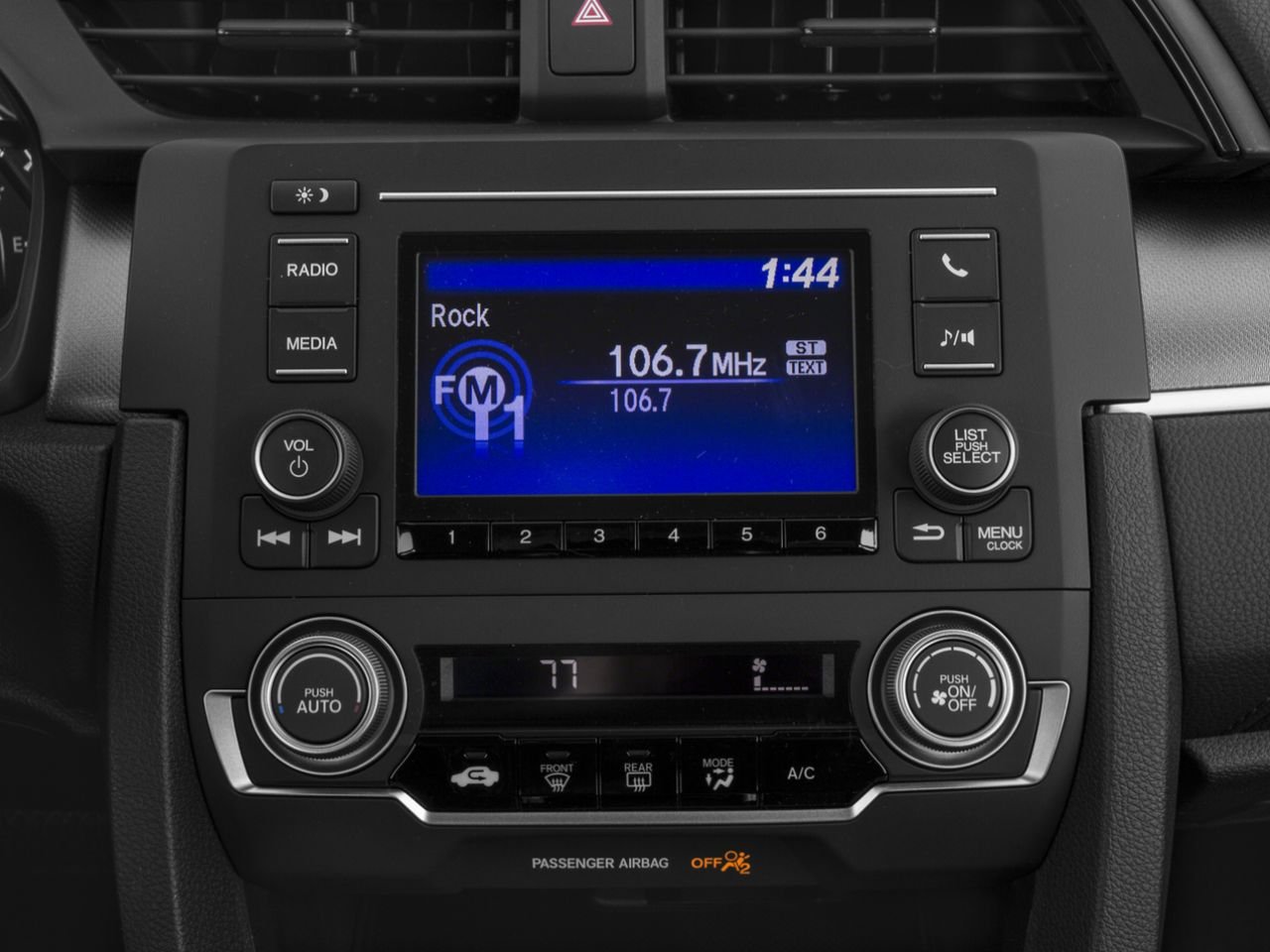 2016 Honda Civic Black La Sarre - photo #8