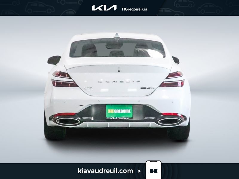 2022 Genesis G70 White Saint-Eustache - photo #5