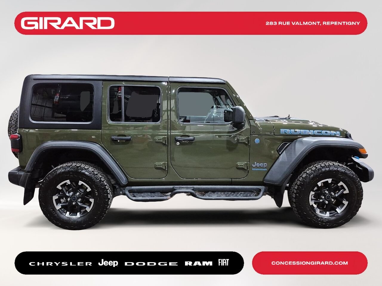 2024 JEEP WRANGLER 4XE Green Repentigny - photo #3