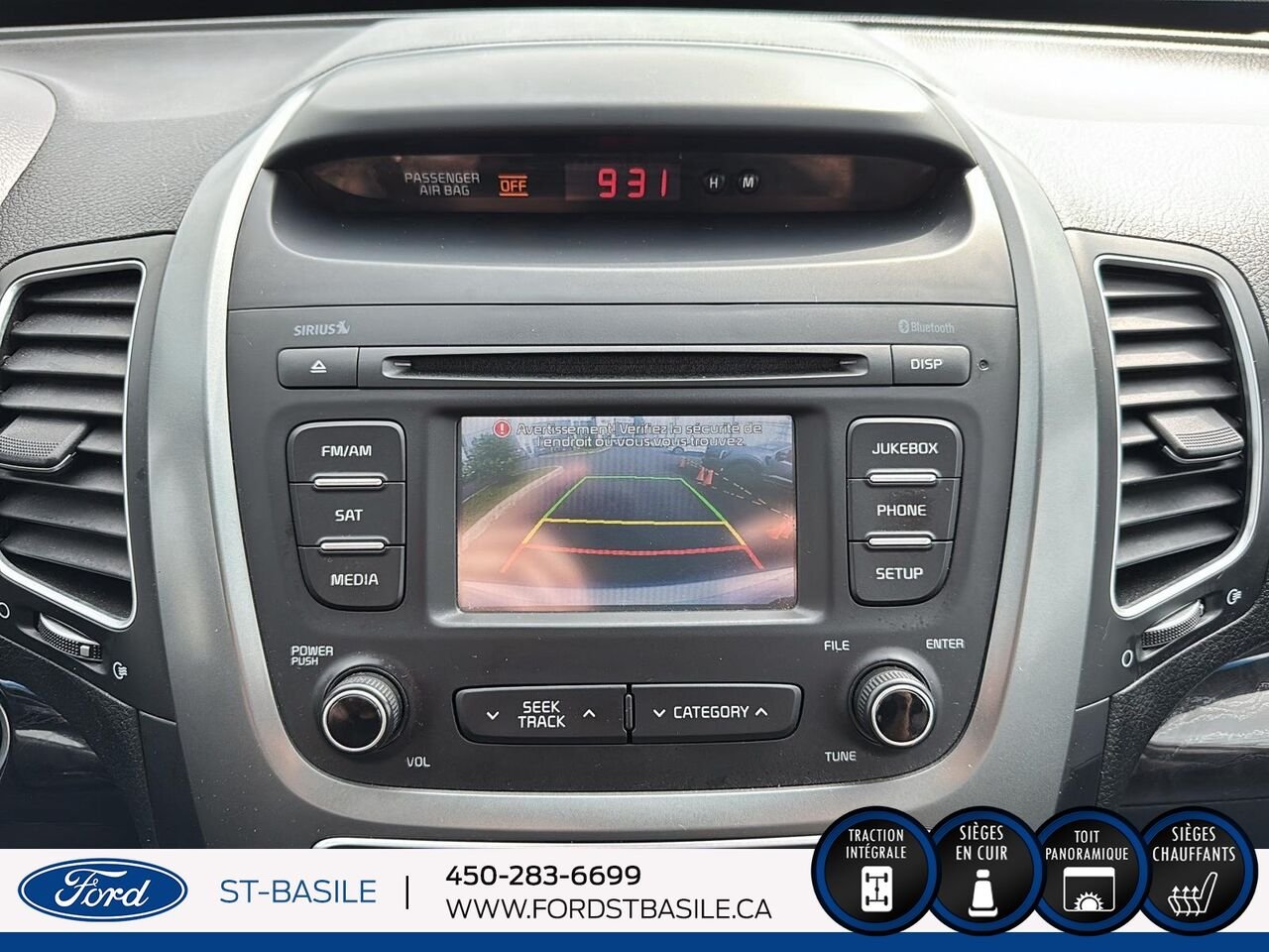 KIA SORENTO 2014 Blanc Saint-Basile-le-Grand - photo #24