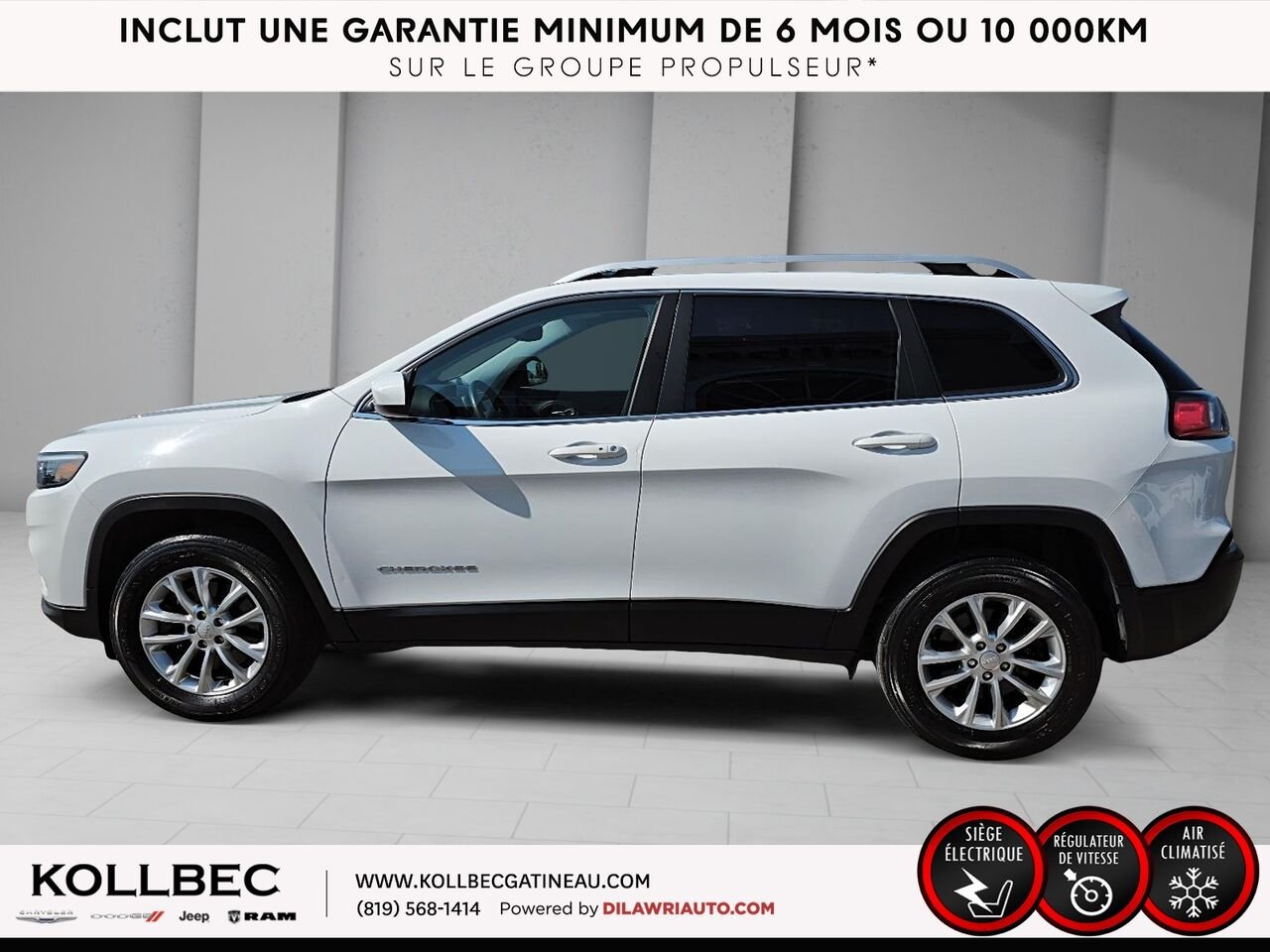 2019 JEEP CHEROKEE North 4x4 White Ottawa & Gatineau - photo #18