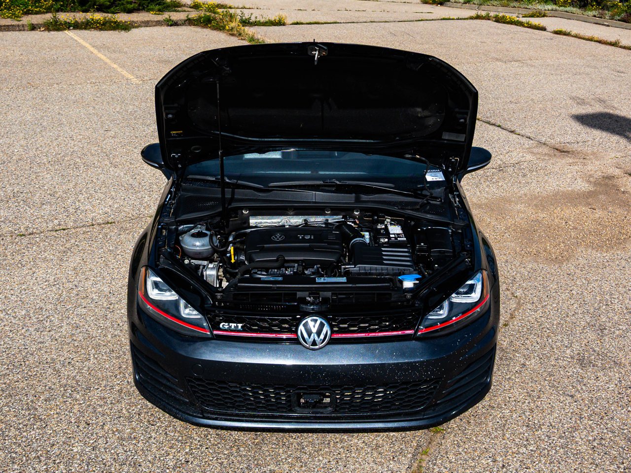 2015 Volkswagen Golf GTI 3dr HB Man gray Sherwood Park - photo #8