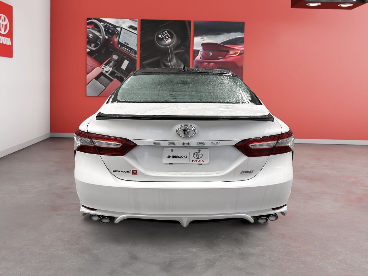 Toyota Camry XSE/TOIT PANORAMIQUE OUVRANT/SIÈGES CHAUFFANTS/AC BIZONE/ 2020 Blanc Sherbrooke - photo #2