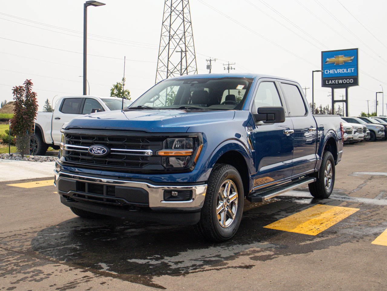 2025 Ford F-150 XLT 4WD SuperCrew 5.5' Box Blue Sherwood Park - photo #3