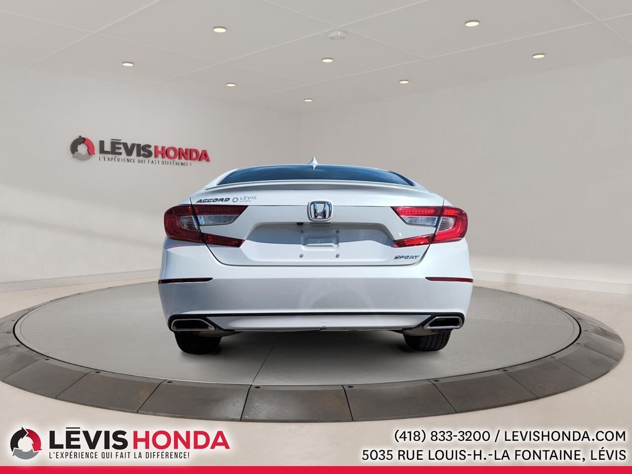 Honda Accord Sport Sport CVT 2018 Blanc Lévis - photo #10