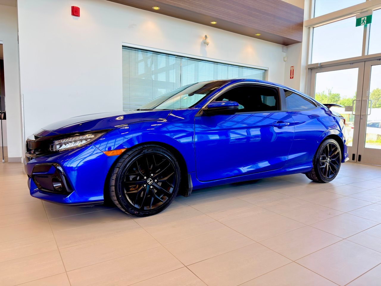 2020 Honda Civic Si Coupe Blue Notre-Dame-des-Prairies - photo #2