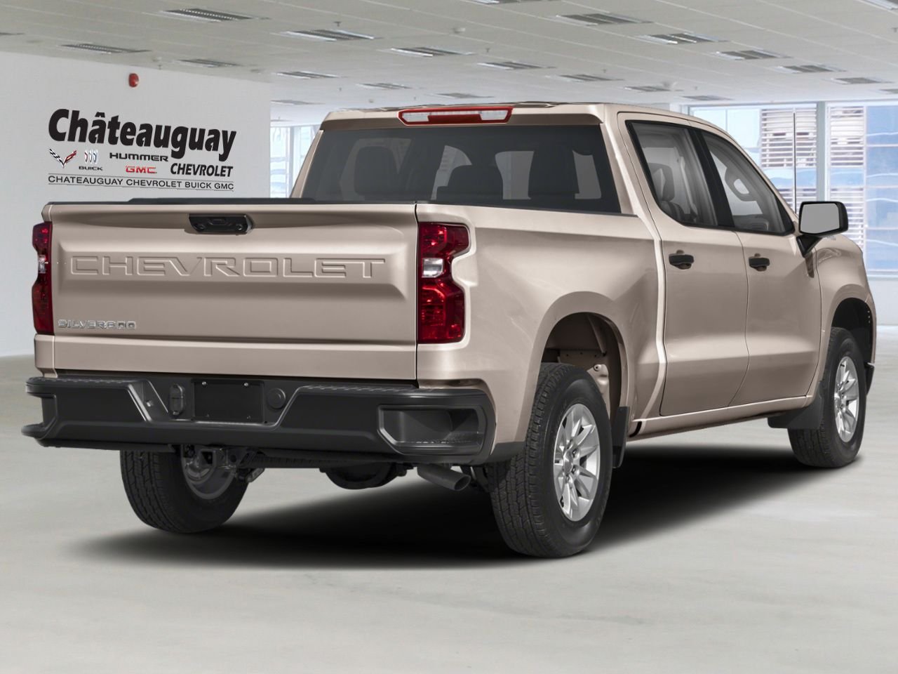 2026 CHEVROLET Silverado 1500 K1500 SILVERADO CREW CAB CUSTOM STD/BOX (1CX) TK White Sands Châteauguay - photo #2