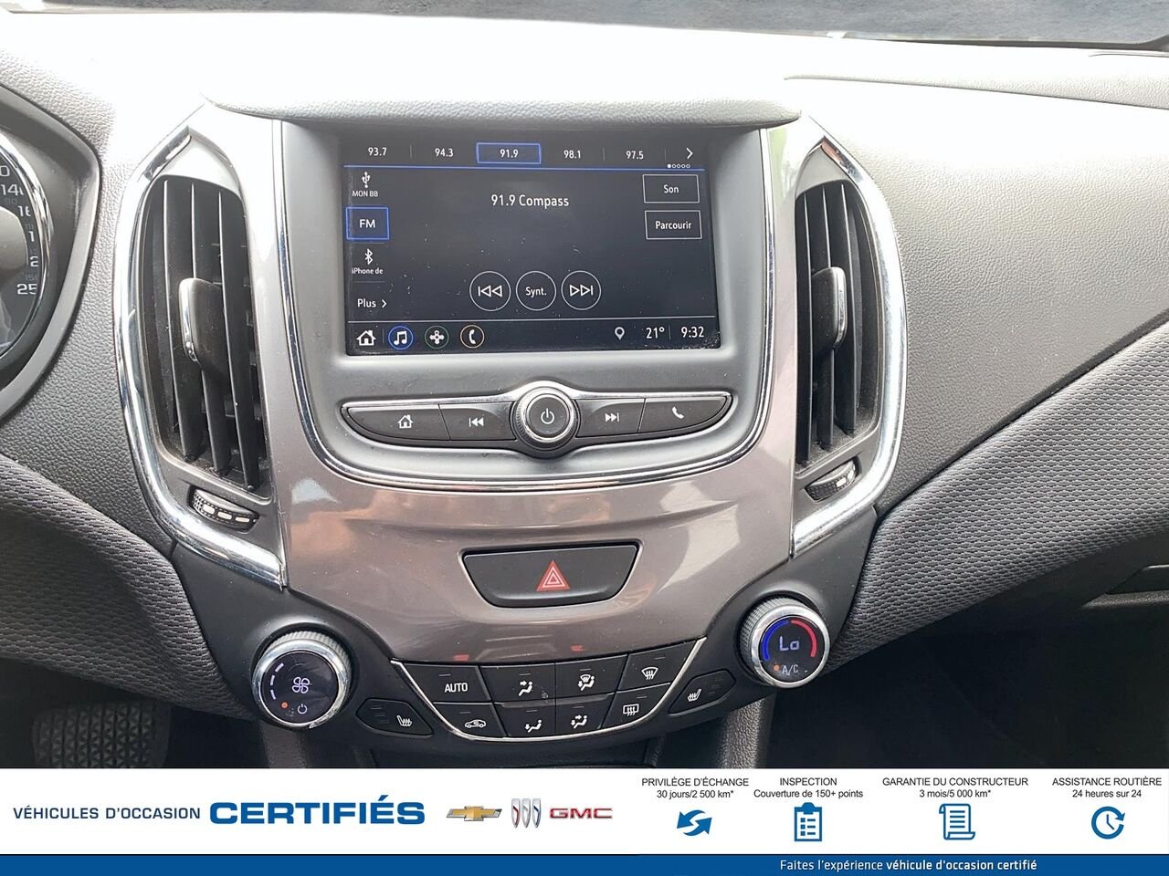 2019 CHEVROLET CRUZE LT LT à hayon 4 portes Grey Montmagny - photo #12