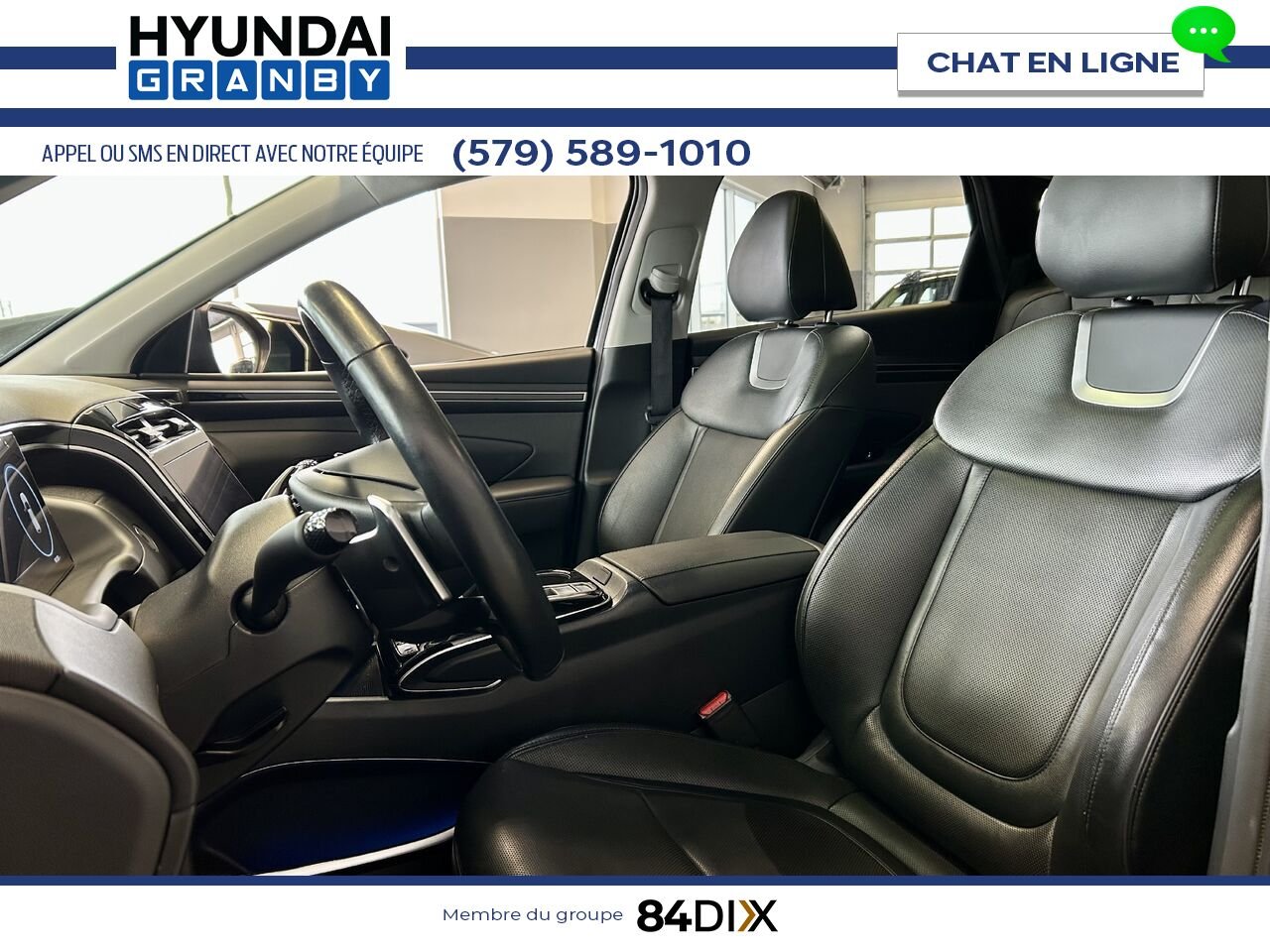 Hyundai Tucson hybride rechargeable 2024 Bleu Granby - photo #11