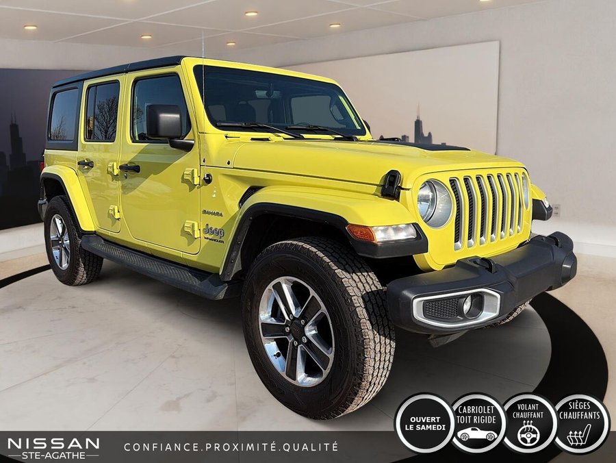 Jeep Wrangler Sahara | V6 | 4X4 | 4 PORTES | 2023 Jaune