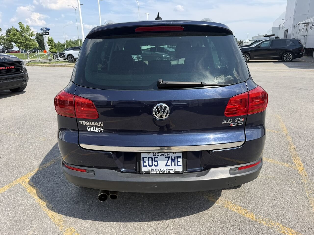 Volkswagen Tiguan Comfortline 4MOTION 2017 Bleu Laval - photo #10
