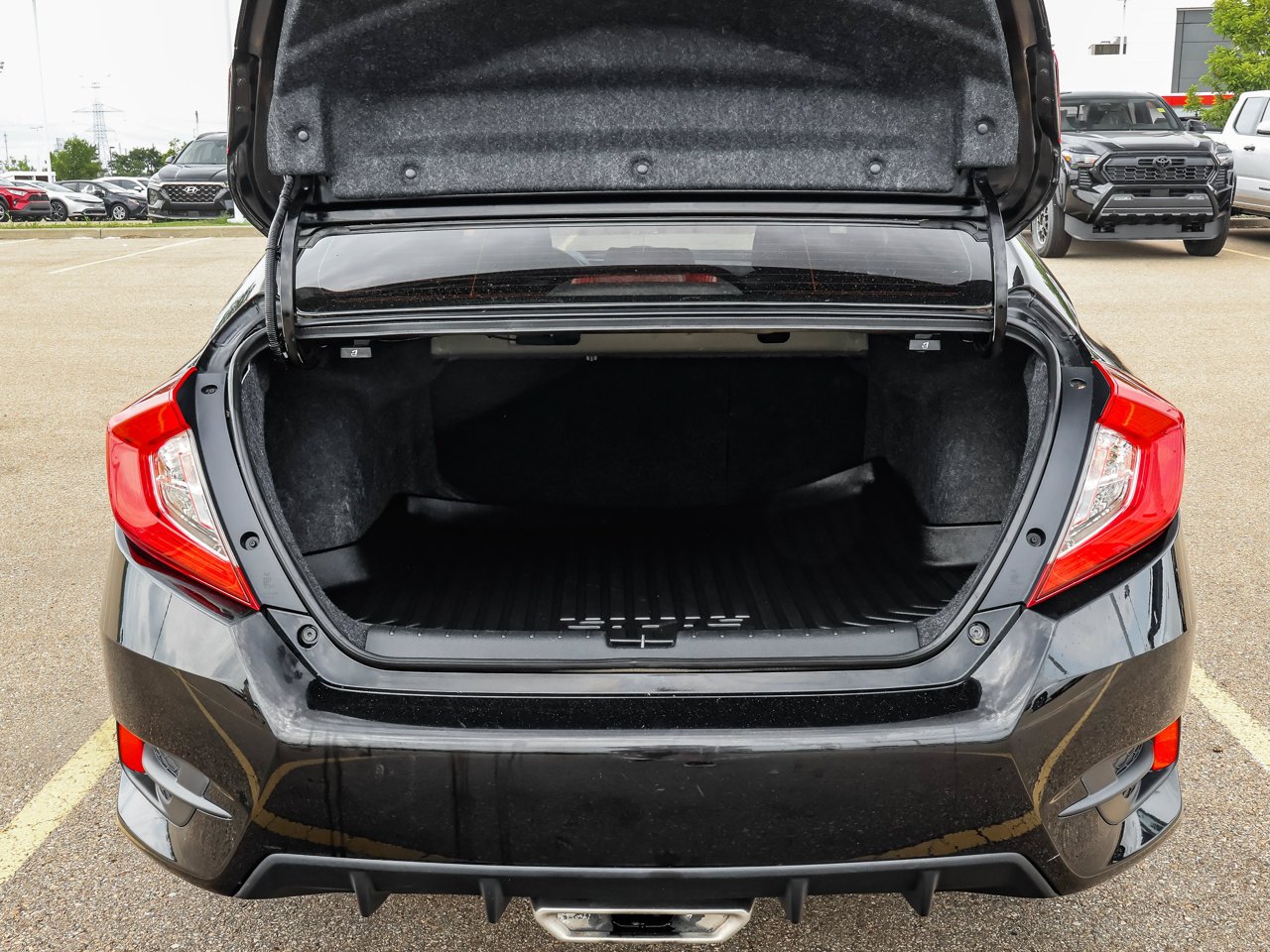 2021 Honda Civic Sedan Sport CVT Black Sherwood Park - photo #8