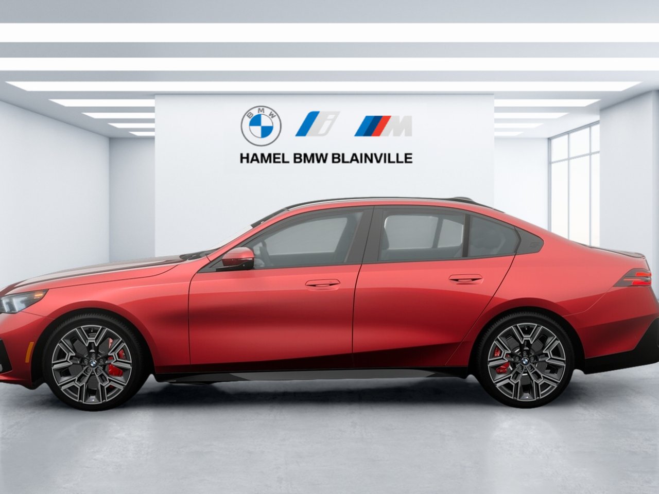 2026 BMW i5 Vegas Red Metallic Blainville - photo #2