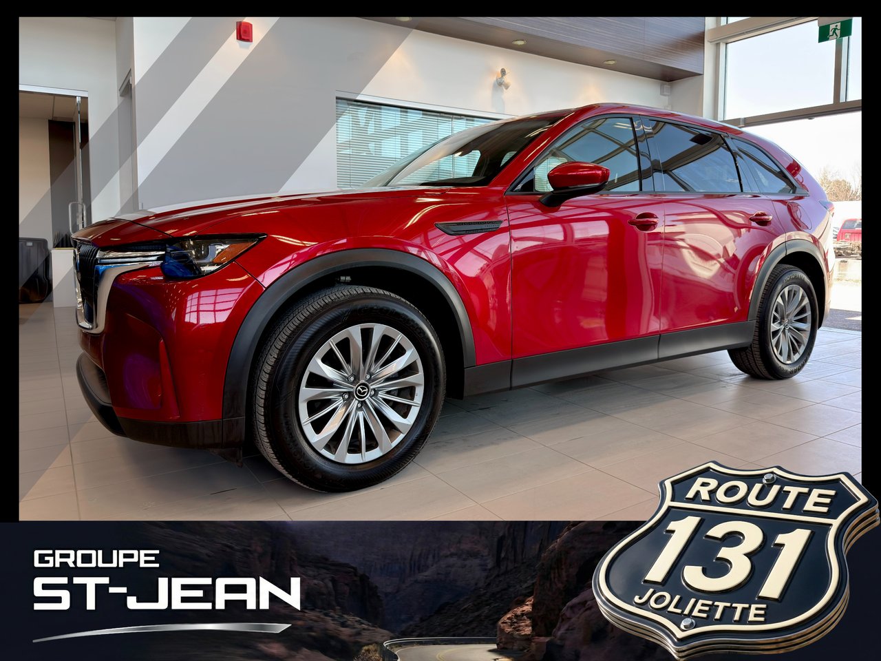 Mazda CX-90 hybride léger 2024 Rouge Notre-Dame-des-Prairies - photo #0