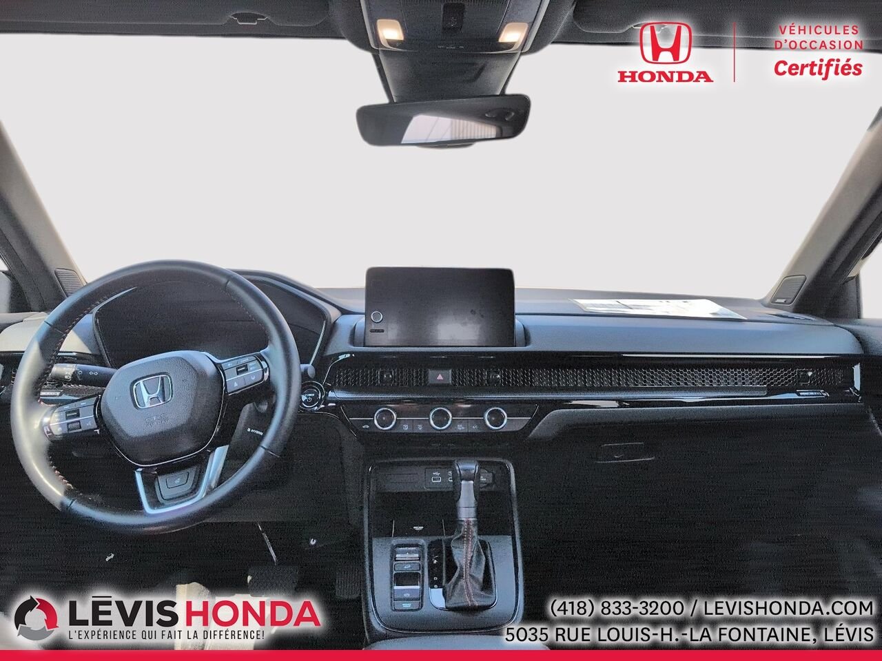 Honda CR-V Touring Hybride AWD Touring Traction Intégrale 2025 Noir Lévis - photo #18