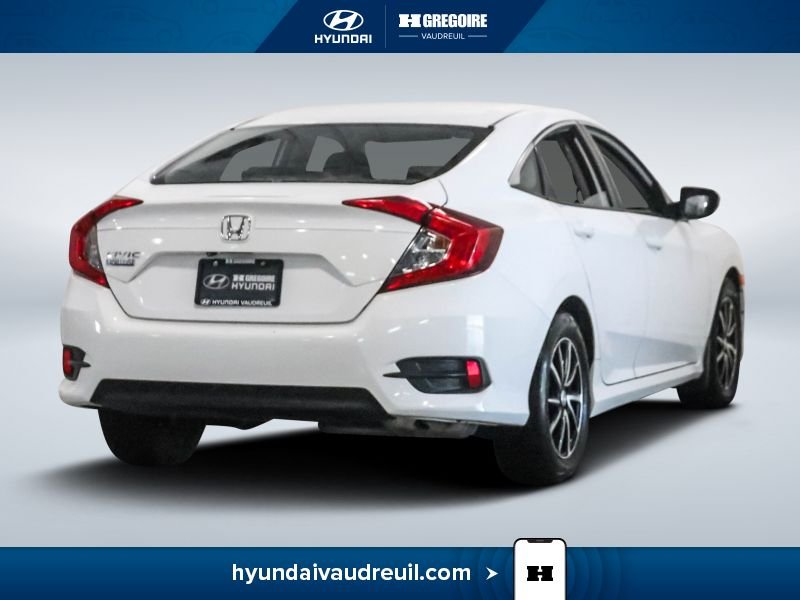 Honda Civic 2018 Blanc Laval - photo #10