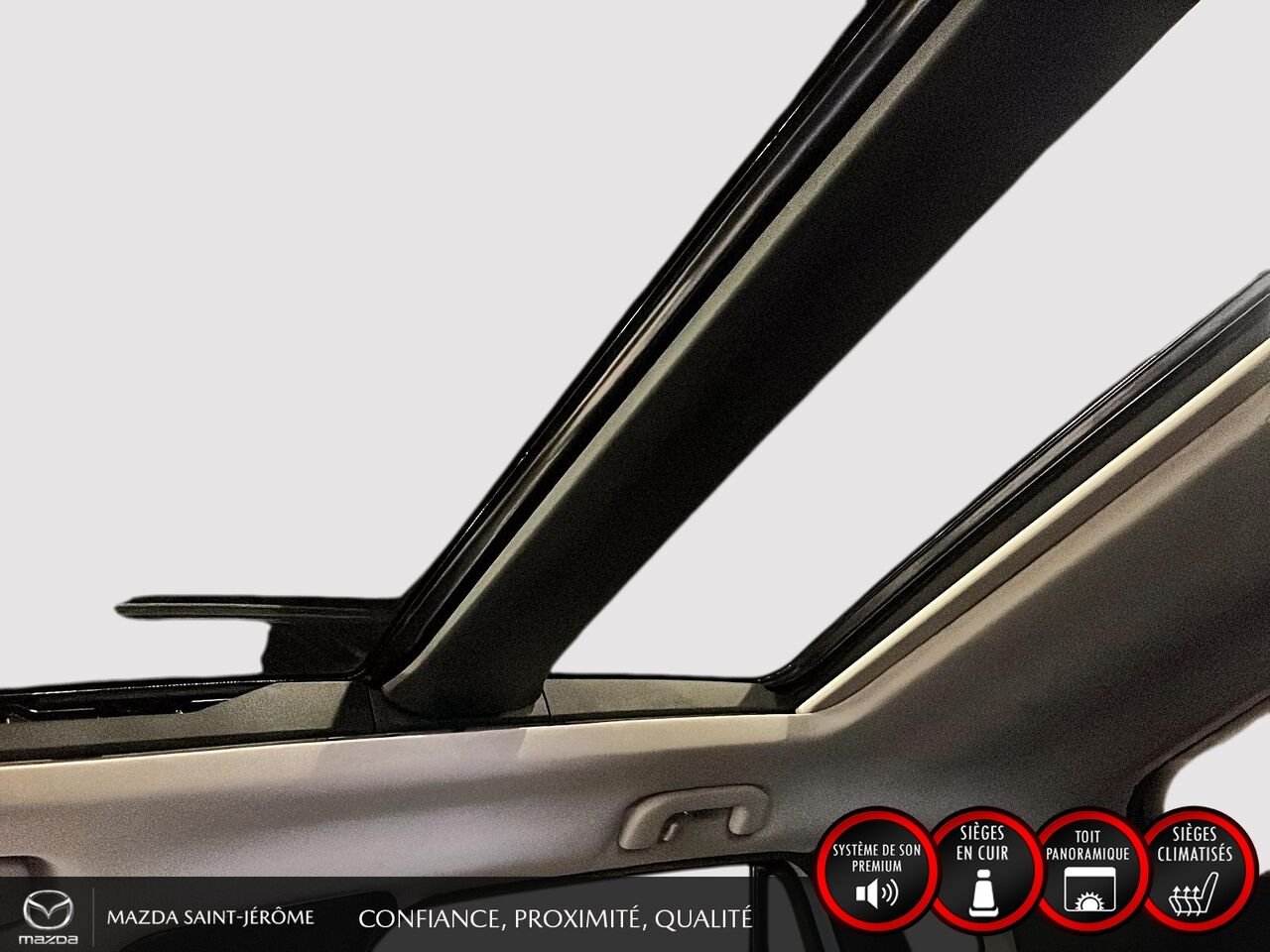 2023 Mazda CX-50 GT avec moteur turbo | TOIT PANORAMIQUE | ENSEMBLE DE REMORQUAGE | CUIR | AWD White Saint-Jérôme - photo #17