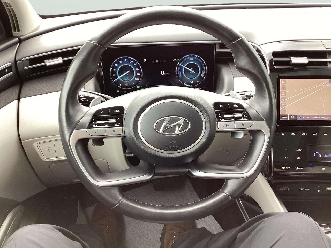 2022 Hyundai Tucson Hybrid White Gatineau - photo #10
