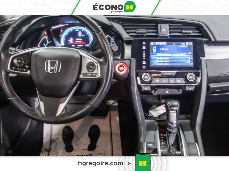 Honda Civic 730033A | SE AUTO A/C GR ELECT MAGS CAM RECUL BLUETOOTH 2018 Blanc Laval - photo #19
