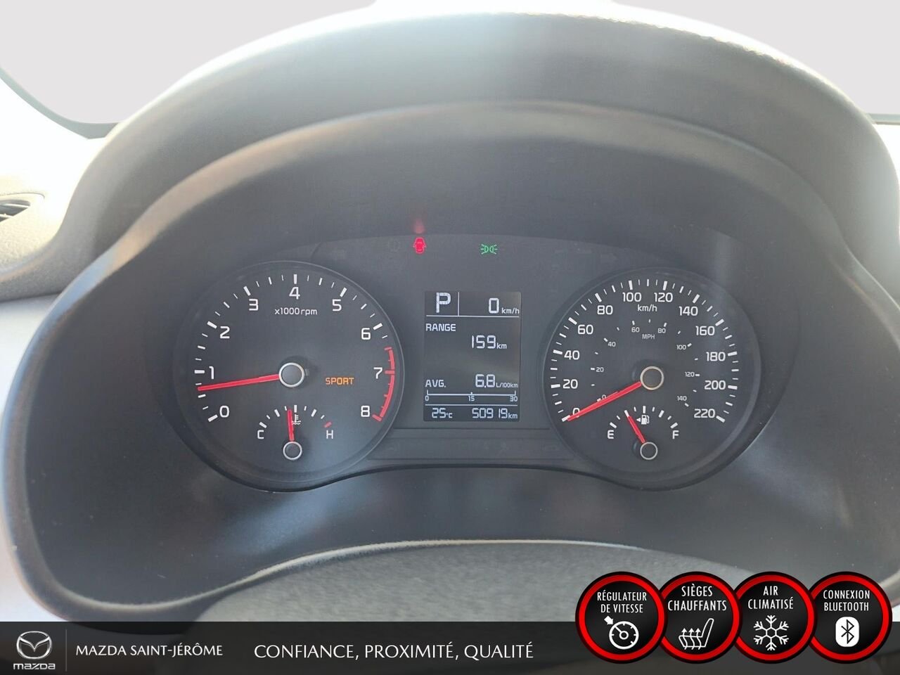 Kia Rio 5 portes LX+ | 50 728 KM | AUTOMATIQUE | CAMÉRA DE RECUL 2023 Noir Saint-Jérôme - photo #15