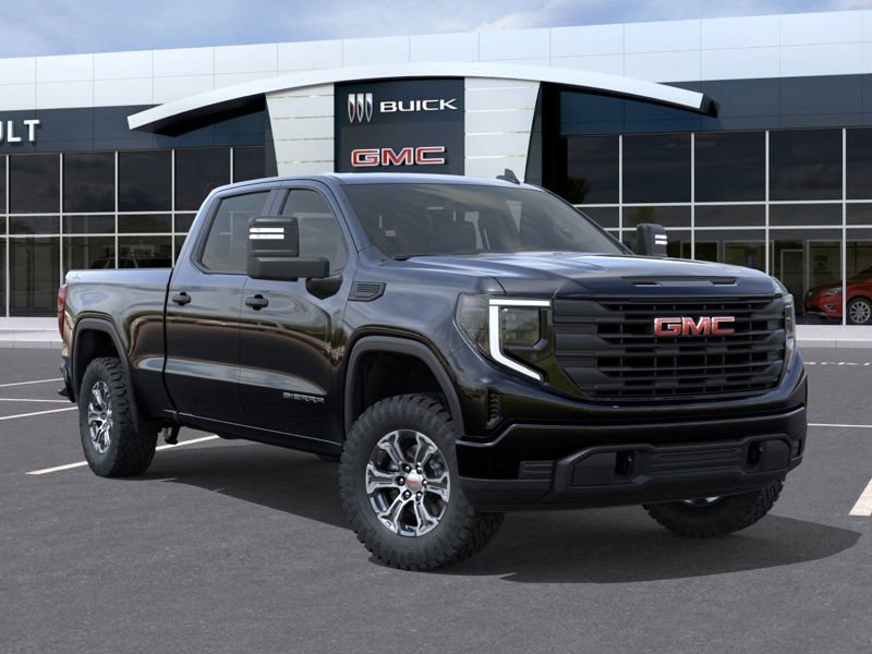 GMC SIERRA 1500 Pro cabine multiplace 4RM 157 po 2026 Noir Sherbrooke - photo #6